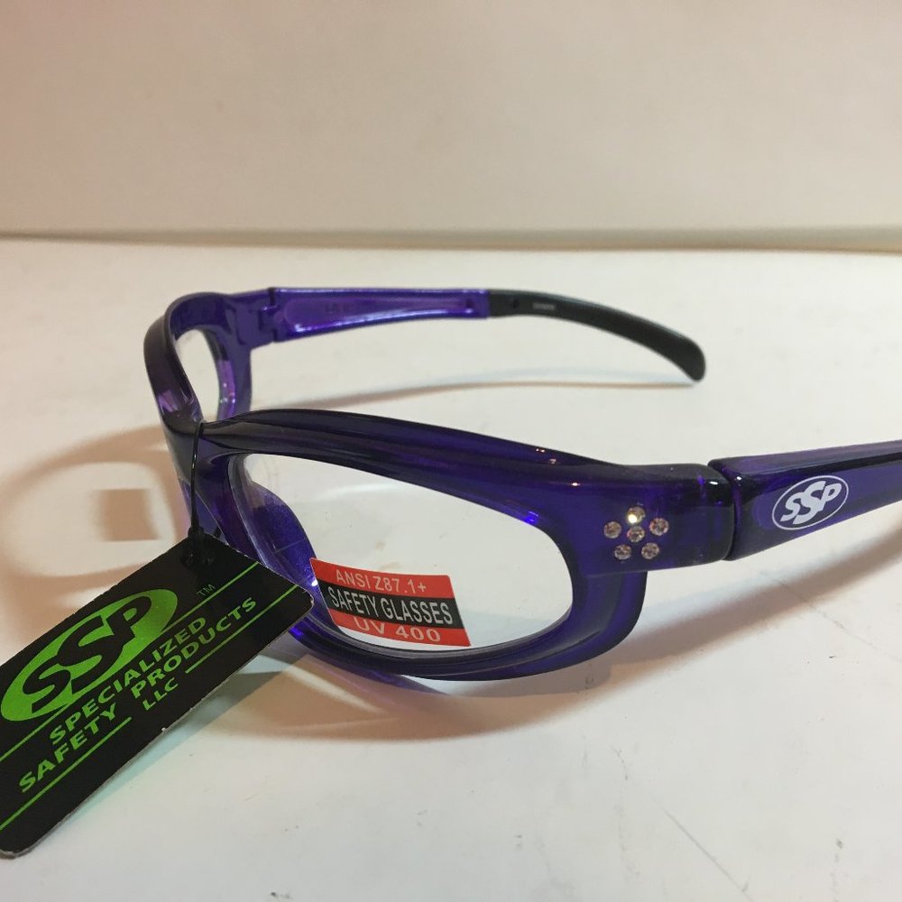 Purple Safety Glasses
